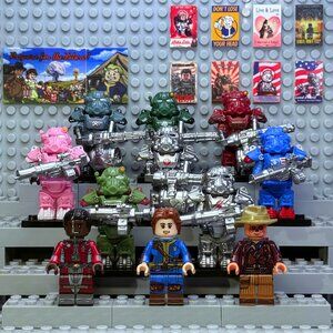 Fallout Power Armor Collection – 11 Custom Minifigures Set